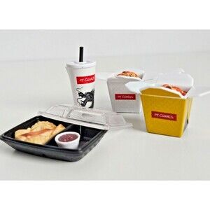 Mini Brands Foodie Lot Of 4 -PF Chang's Lot GOLD LO MEIN Super Rare SERIES 2